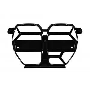 Grilles de type CS avec nervures simples laquées en noir adaptées pour BMW M4 G82 après 2021-image-6237037