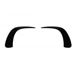 Aero strips suitable for front A Design-Line bumper on Mercedes CLA C118 after 2019, black lacquer