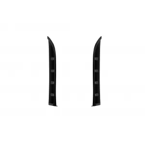 Aero add-ons suitable for front A Design-Line bumper of Mercedes CLA C118 after 2019, black lacquer