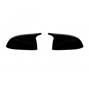 image-78-M style mirror caps suitable for BMW X3 G01, X4 G02 after 2018, X5 G05, X6 G06, X7 G07 after 2019, black lacquer