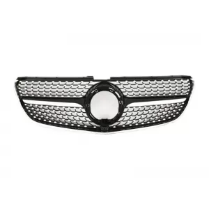 image-19-Króm/fekete diamond hűtőrács Mercedes V-osztály W447 2020-tól