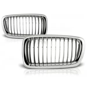 Double ribbed chrome kidneys suitable for BMW 7 Series E38 Touring 06.1994-07.2001