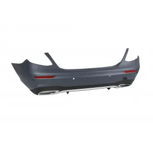 Paraurti posteriore Design Line adatto per Mercedes E-Class W213 berlina 2016-2018-image-6237237