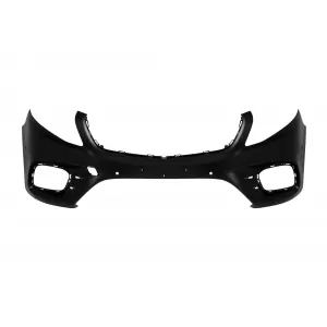 Paraurti anteriore Design Line A adatto per Mercedes V-Class W447 2014-2023 con griglia a diamante nera-image-6237387