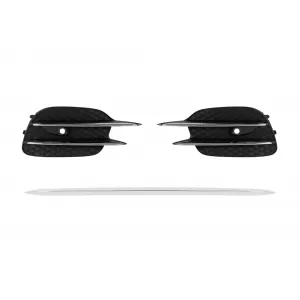 Paraurti anteriore Design Line A adatto per Mercedes V-Class W447 2014-2023 con griglia a diamante nera-image-6237390