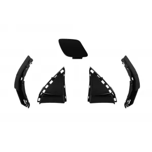 Paraurti anteriore Design Line A adatto per Mercedes V-Class W447 2014-2023 con griglia a diamante nera-image-6237392