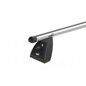 Hakr aluminum roof bars set with mounts suitable for Skoda Fabia hatchback 2007-2014 without factory rails, chrome