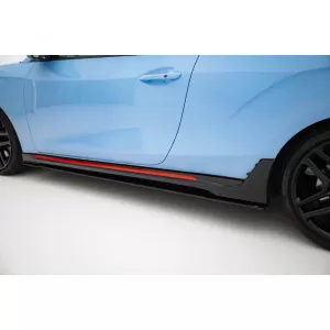 Accessori Maxton Design Street Pro tipo adatti per Hyundai Veloster N 2018-2022, nero opaco-image-6237427