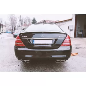 Un pacchetto di design tipo S65 adatto per Mercedes S-Class W221 a passo lungo 2006-2013 con minigonne laterali-image-6237528
