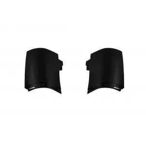 Diffusore tipo CLA45 con terminali neri adatto per paraurti posteriore A Design su Mercedes CLA C118 dopo il 2019, laccato nero, -oo--oo--image-6237563