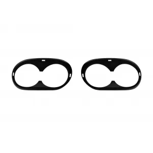 Diffusore tipo CLA45 con terminali neri adatto per paraurti posteriore A Design su Mercedes CLA C118 dopo il 2019, laccato nero, -oo--oo--image-6237564