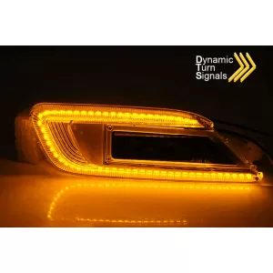 Side LED turn signal kit suitable for Mini Clubman F54 2015-2019 with black base