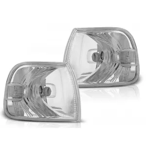Tuning indicator set suitable for the headlight for VW T4 1996-2003 with chrome base left + right
