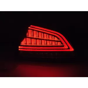 Set di luci posteriori a LED adatto per Subaru WRX 2014-2021, base fumé, sinistra e destra-image-6237867