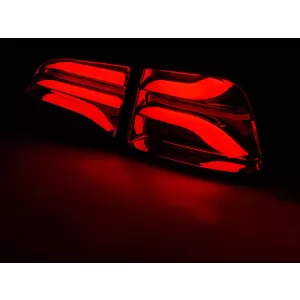 Set di luci posteriori a LED adatto per Tesla Model 3 dopo il 2017, base nera e fumé, sinistra e destra-image-6237873