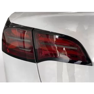 Set di luci posteriori a LED adatto per Tesla Model 3 dopo il 2017, base nera e fumé, sinistra e destra-image-6237875