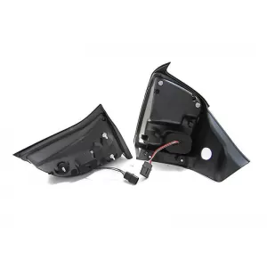 Set di luci posteriori a LED adatto per Tesla Model 3 dopo il 2017, con base fumé, sinistra e destra-image-6237877