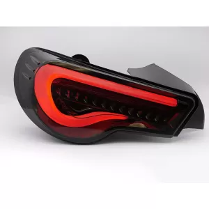 Set di luci posteriori LED tuning adatto per Toyota GT86 2012-2021 con base fumé, sinistra e destra-image-6237916