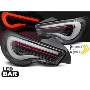 Kit di luci posteriori LED tuning adatto per Toyota GT86 2012-2021 con base in carbonio, sinistra e destra-image-6237921