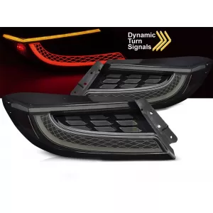 Set di luci posteriori a LED adatto per Toyota GR86 dopo il 2021, base fumé, sinistra e destra-image-6237949