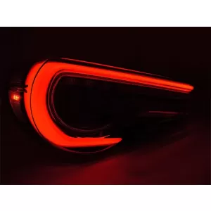 Set di fanali posteriori a LED adatto per Toyota GT86 2012-2021, base fumé, sinistro e destro-image-6237964