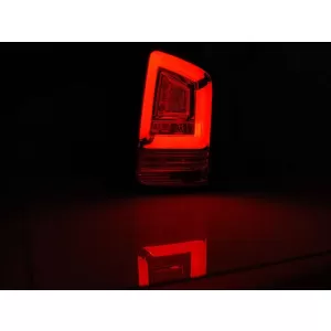 LED tuning tail light set suitable for VW T6 2015-2019, red smoked base, left and right