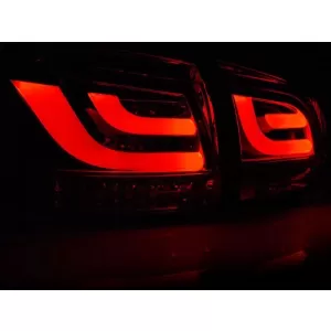 LED tail light set suitable for VW Golf 6 2008-2012, red and smoked base, left and right