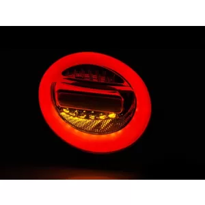 Set di fanali posteriori a LED per tuning adatto per VW New Beetle hatchback, convertible 1998-2005 base rossa/fumé, sinistro e destro-image-6238049