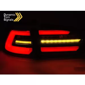 Set di luci posteriori a LED adatto per Volkswagen Golf VII station wagon 2013-2017, con base fumé, sinistra e destra-image-6238207