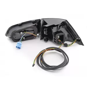 Set di luci posteriori a LED adatto per Volkswagen Golf VII station wagon 2017-2019, con base nera, sinistra e destra-image-6238213