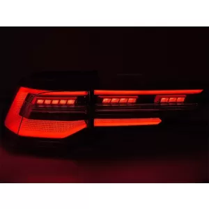 Set di luci posteriori a LED adatto per Volkswagen Golf VIII 2019-2024 hatchback, con base fumé, sinistra e destra-image-6238256