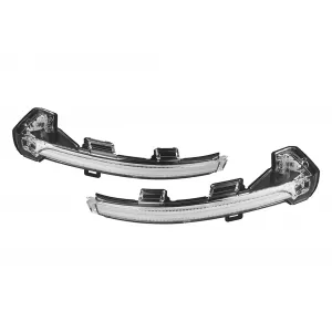 Indicatori di direzione dinamici a LED cromati Osram adatti per specchietti su VW Passat B8, Alltrack dopo il 2014, Arteon 3H dopo il 2017-image-6238290