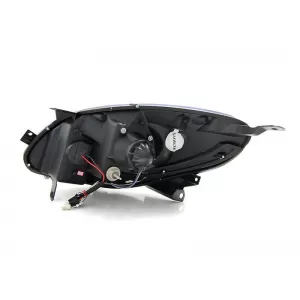 Tuning headlight set with DRL suitable for Renault Twingo 2007-2011 with black base, left and right