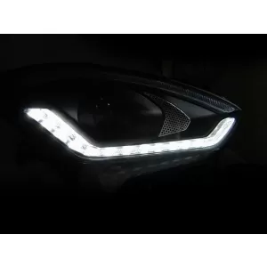 Tuning headlight set suitable for Suzuki Swift after 2017 with black base, left and right