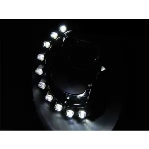 Tuning headlight set suitable for VW New Beetle 2006-2012 black base, left and right