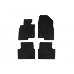 Mochete din două straturi, potrivite pentru Mazda 6 estate după 2012, din țesătură Rex, set de 4 bucăți, negru