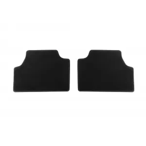 Mochete din covor cu două straturi, potrivite pentru Hyundai Kona Electric 2018-2023, din țesătură Rex, set de 4 bucăți, negre-image-6239512