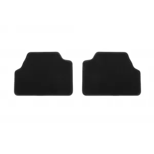 Tălpi de mochetă cu două straturi, potrivite pentru Hyundai Kona Electric 2019-2023, din țesătură Rex, set de 4 bucăți, negre-image-6239525
