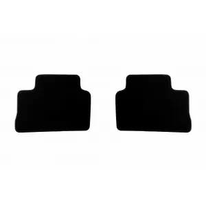 Tălpi de mochetă cu două straturi, potrivite pentru Hyundai Kona 2019-2023, din țesătură Rex, set de 4 bucăți, negre-image-6239538