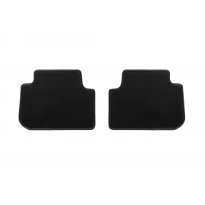Double-layer carpet floor mats suitable for BMW 1 series F40 after 2019, set of 4 pieces, black