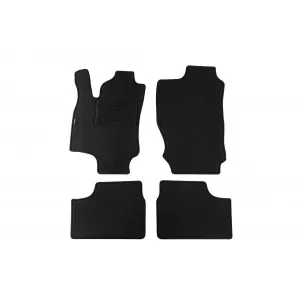 Tălpi de mochetă cu două straturi, potrivite pentru Opel Astra G 1998-2004, coupe 2000-2001, set de 4 bucăți, negre