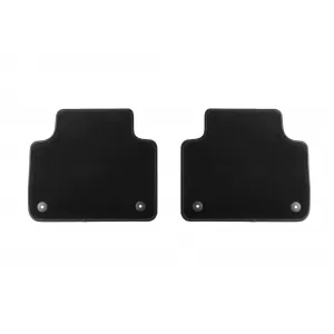 Mochete din covor cu două straturi, potrivite pentru Porsche Cayenne după 2017, din material Rex, set de 4 bucăți, negru-image-6239638