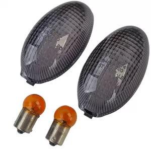 Motorcycle Turn Signal Lens Turn Signal Lenses Black Tinted for Ducati Monster / Victory