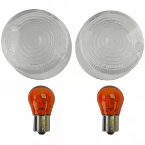 Motorcycle Indicator Lens White for Honda CB 100 200 250 350 400 550 750 ST70 SL125 XL