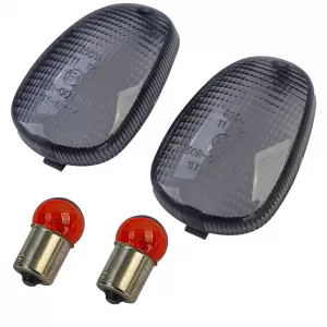 Motorcycle Indicator Lens Indicator Lenses Black Tinted for Triumph Daytona 600
