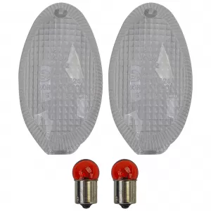 Motorcycle Indicator Lenses Clear Pair for Ducati Monster / Victory