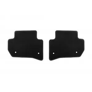 Tălpi de mochetă cu două straturi, potrivite pentru Range Rover Velar după 2017, din țesătură Rex, set de 4 bucăți, negre-image-6239975