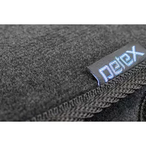 Three-layer textile floor mats suitable for Toyota Rav4 2000-2003, 3 doors, 4 pieces, black
