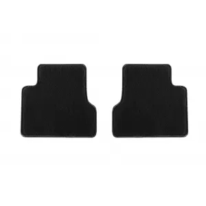 Double-layer carpet floor mats suitable for Jeep Cherokee KL after 2014, set of 4 pieces, black