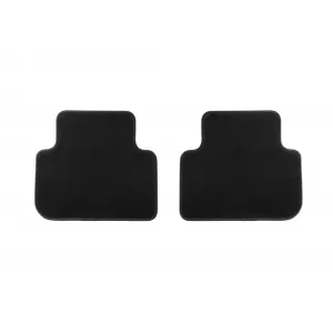 Double-layer carpet floor mats suitable for Audi Q3 after 2018, set of 4 pieces, black